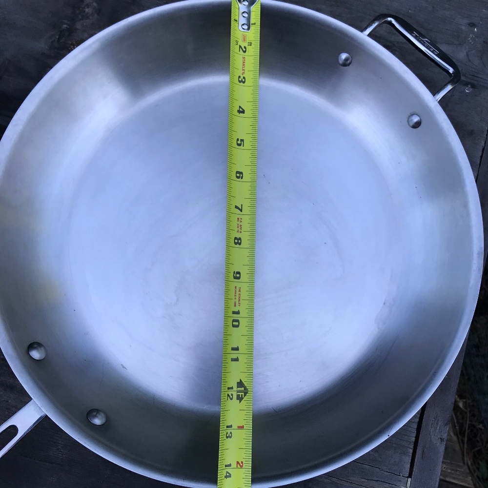 14” All-Clad Stainless Steel Pan